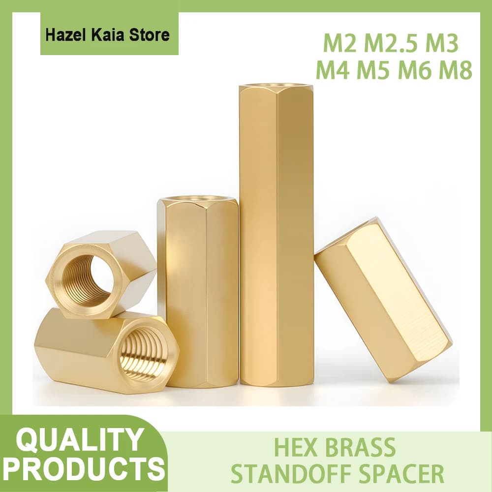 PCB Standoffs | Female-to-Female Hex Threaded Spacers | M2-M8 Pillar Support - Thumbnail 2
