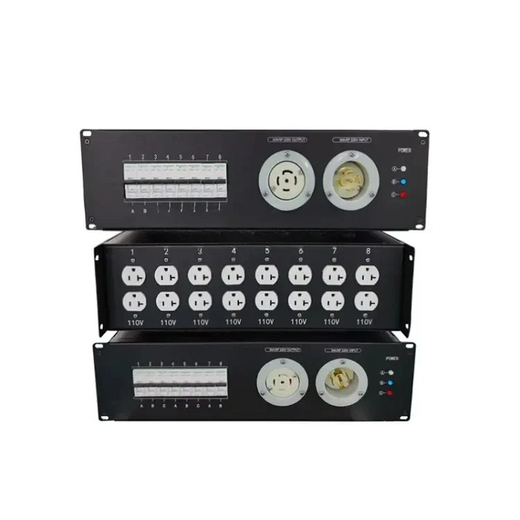 3U Rackmount Power Distribution Unit | 20A Edison Outlets | Reliable Power for AV & Studio Racks - Thumbnail 4
