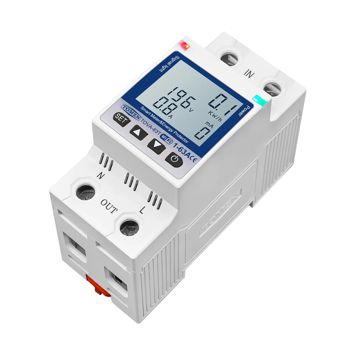 WiFi Circuit Breaker | 63A 220V/110V | Energy Monitor with Leakage & Voltage Protection - Thumbnail 4