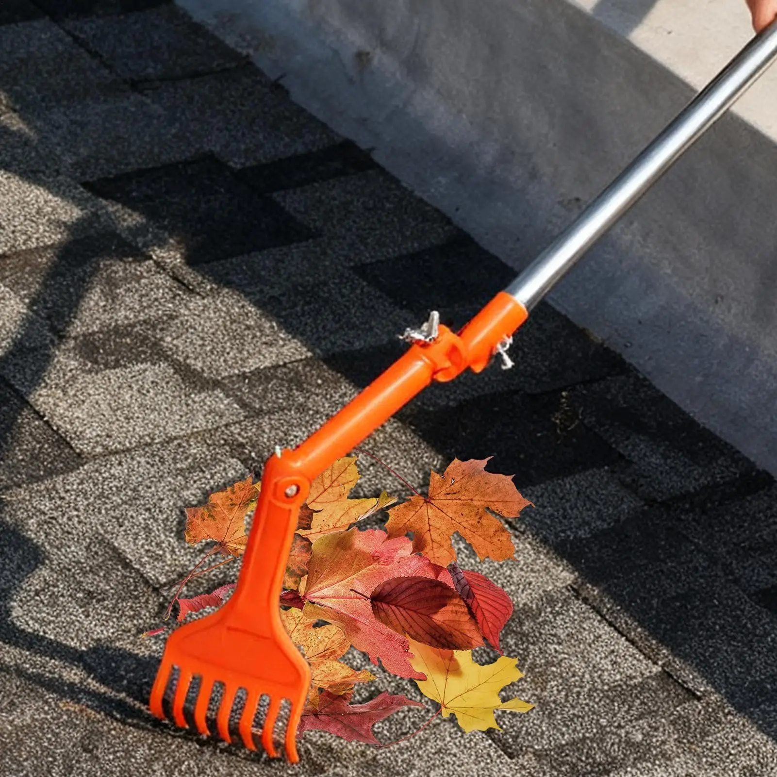 Reach Gutter Cleaner Tool | Portable Roof & Drain Brush | For Leaves & Debris Removal - Thumbnail 5