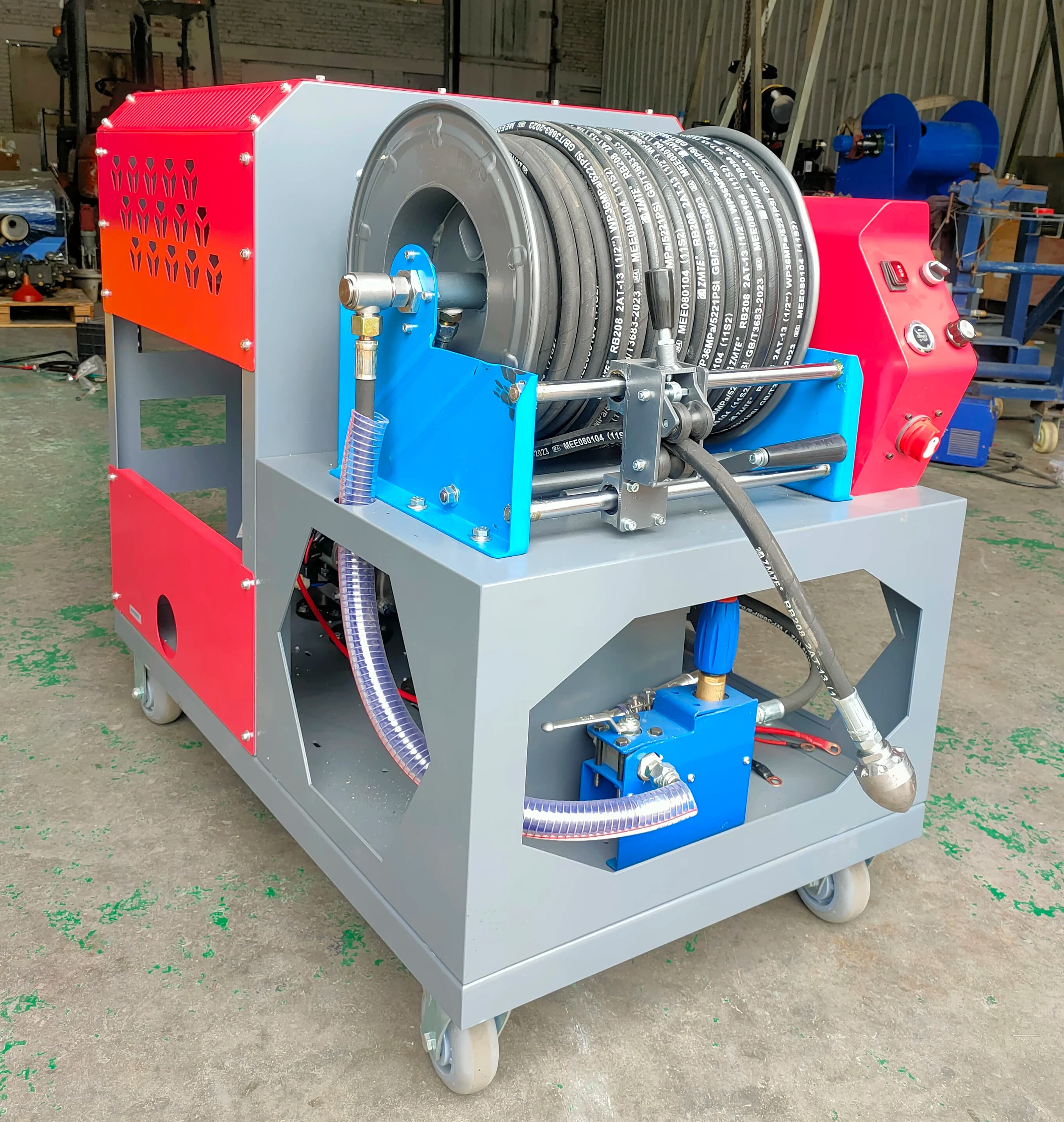 37HP High Pressure Washer | 85LPM Water Jetting Cleaner | Sewer & Drain Cleaning Machine - Thumbnail 2