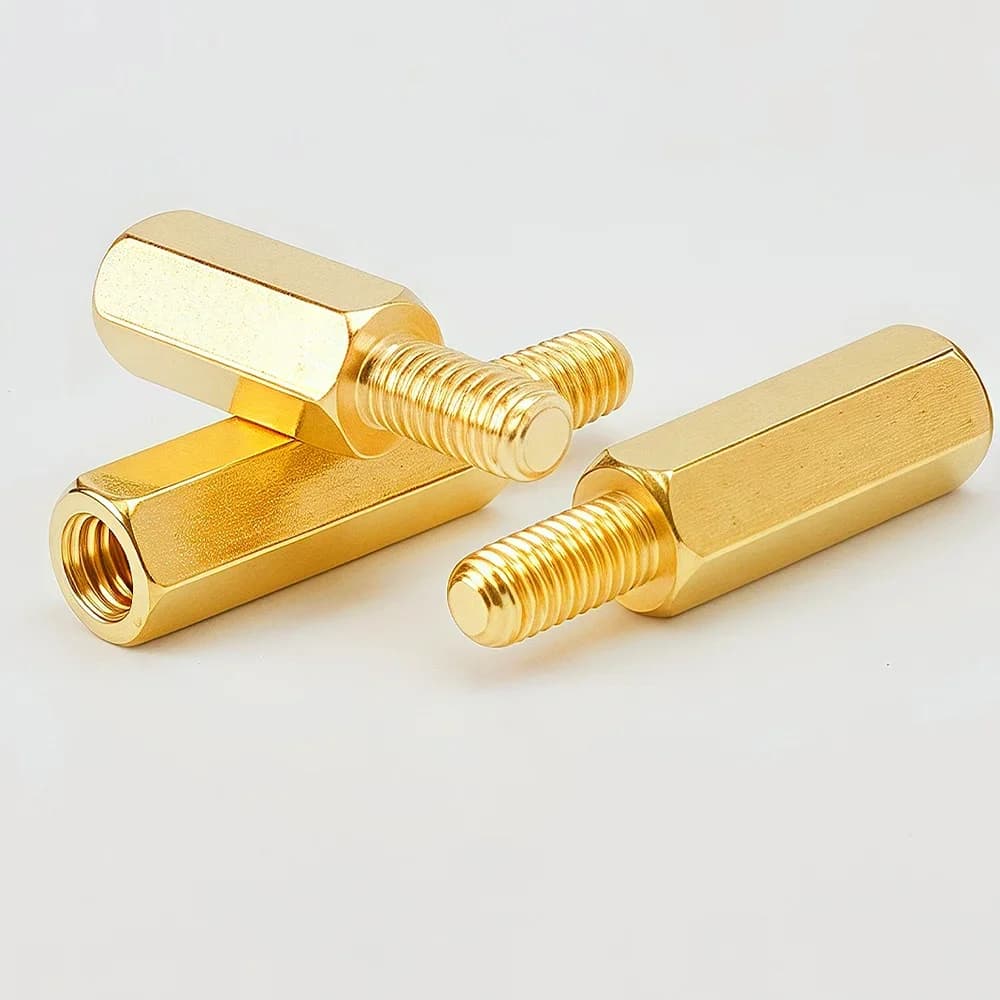 PCB Standoff Spacers | M2.5 M3 M4 Threaded Pillars | Brass Motherboard Mounting Hardware - Thumbnail 4