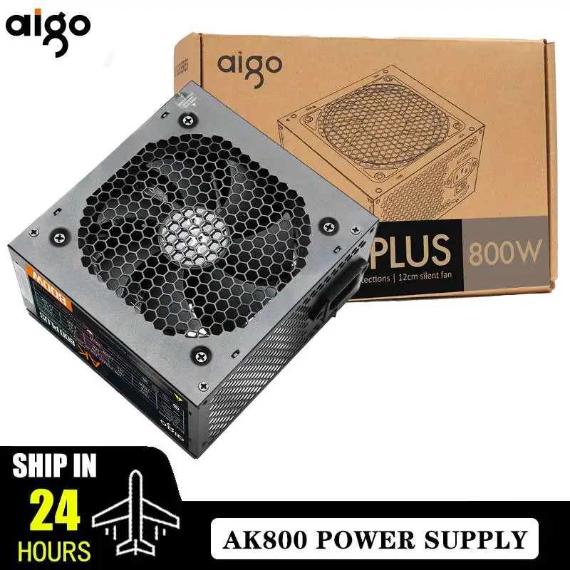 High-Performance 800W ATX Power Supply | 80 Plus Gold Certified | Silent 120mm RGB Fan - Thumbnail 6
