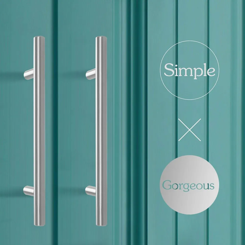 Stainless Steel Cabinet Pulls | Premium Bar Handles | Modern Kitchen Hardware - Thumbnail 3
