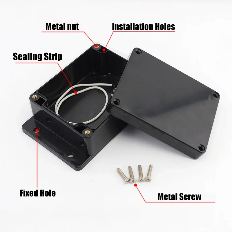 IP67 Waterproof Junction Box | ABS Flame-Retardant Enclosure for Outdoor Electrical Protection - Thumbnail 3