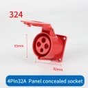 4P 32A Panel Mounted