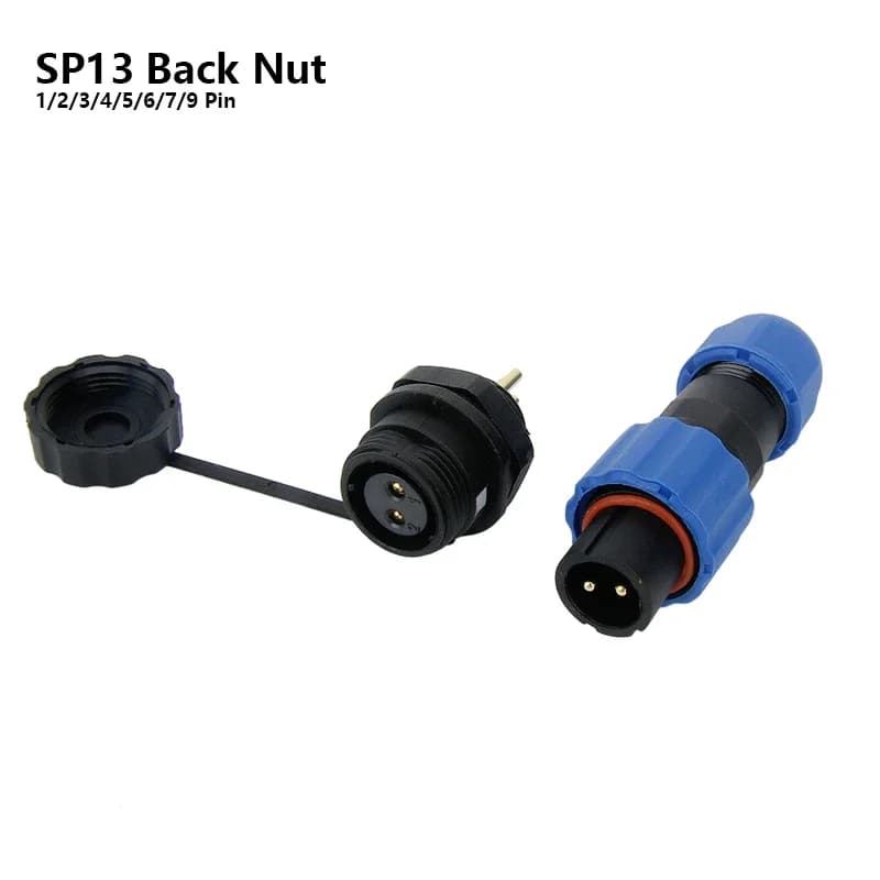 Industrial-Grade IP68 Waterproof Connector | 1-9 Pin Panel Mount Aviation Plug & Socket Set - Thumbnail 2