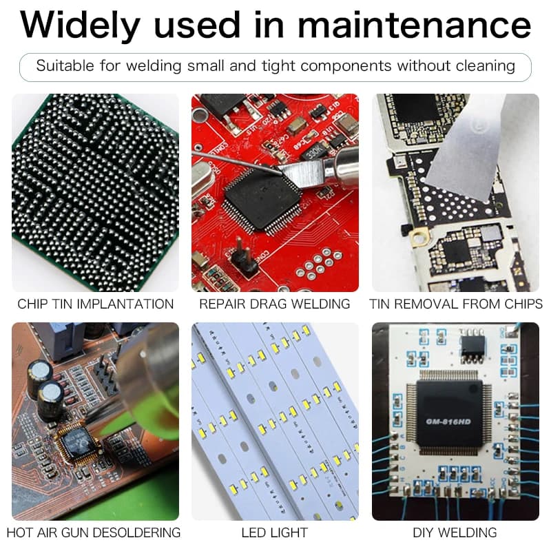 No-Clean Solder Paste | 10cc Precision Flux for PCB Repair & Electronics Soldering - Thumbnail 3