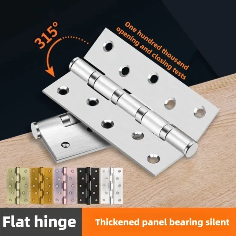 Cabinet Door Hinge | Silent & Smooth Bearing | Stainless Steel Window & Furniture Hardware - Thumbnail 2