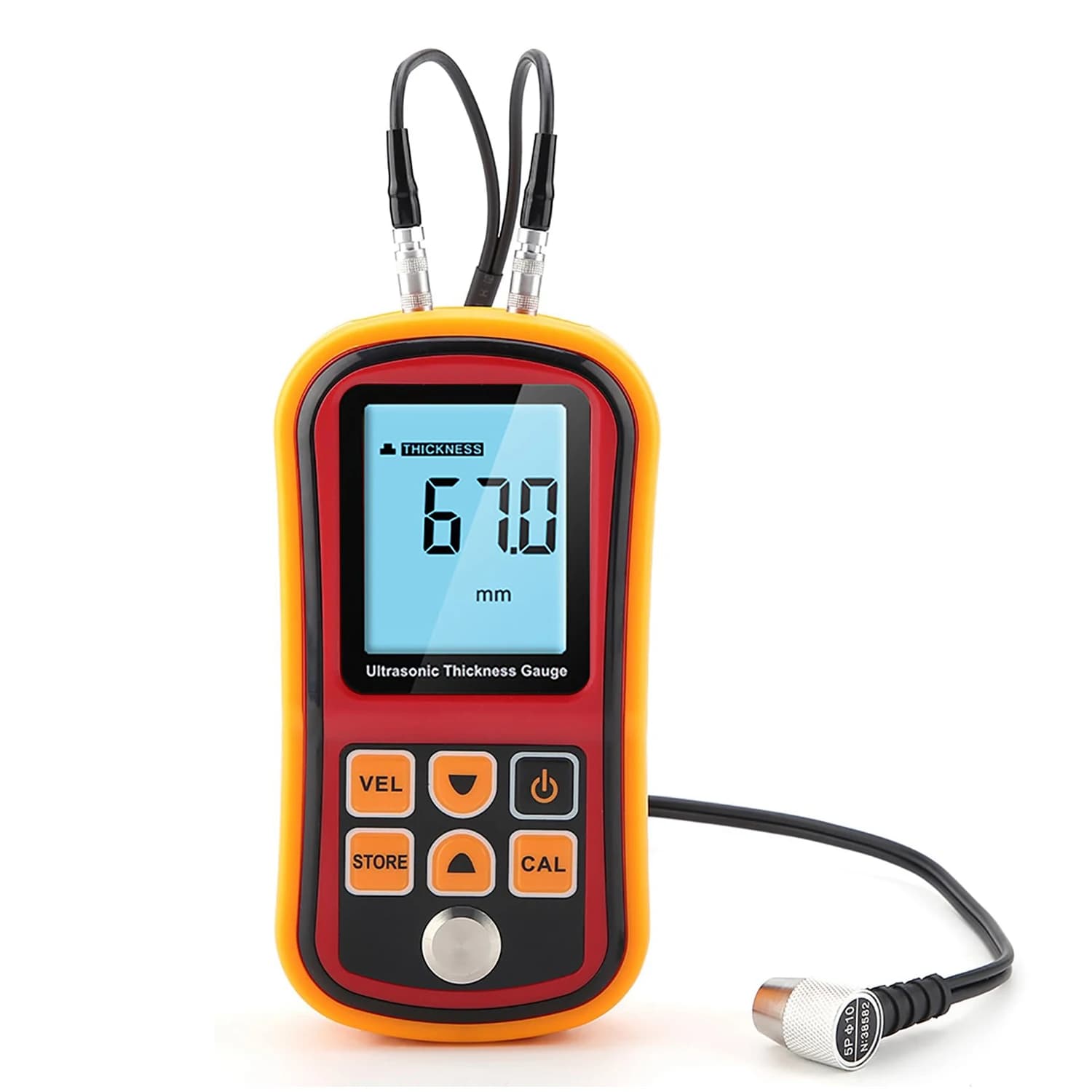 Ultrasonic Thickness Gauge | 1.0-300mm Range | Multi-Material Paint & Metal Tester - Thumbnail 7