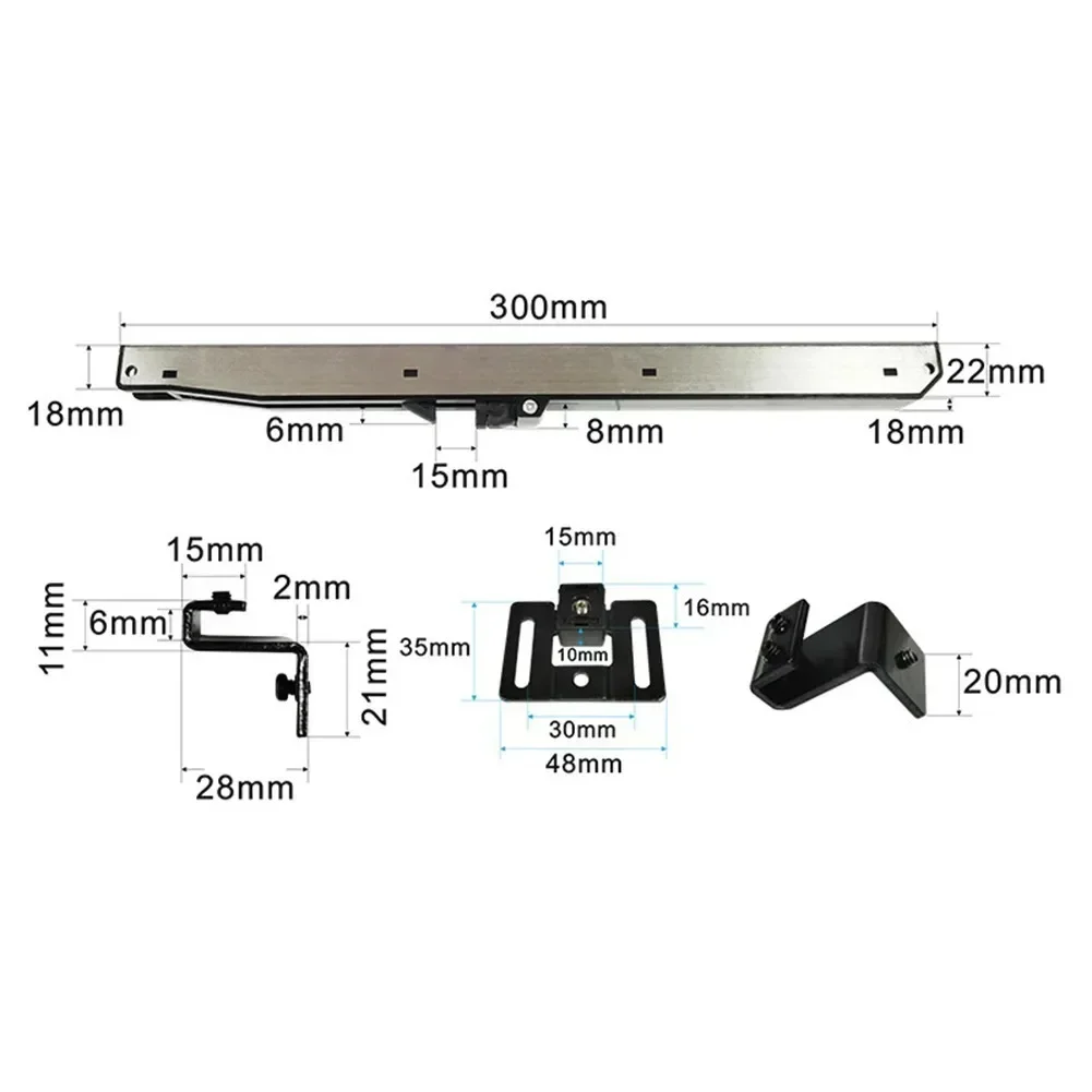Soft-Close Door Damper | Silent Sliding Barn Door Hardware | Durable Silver Mechanism - Thumbnail 3