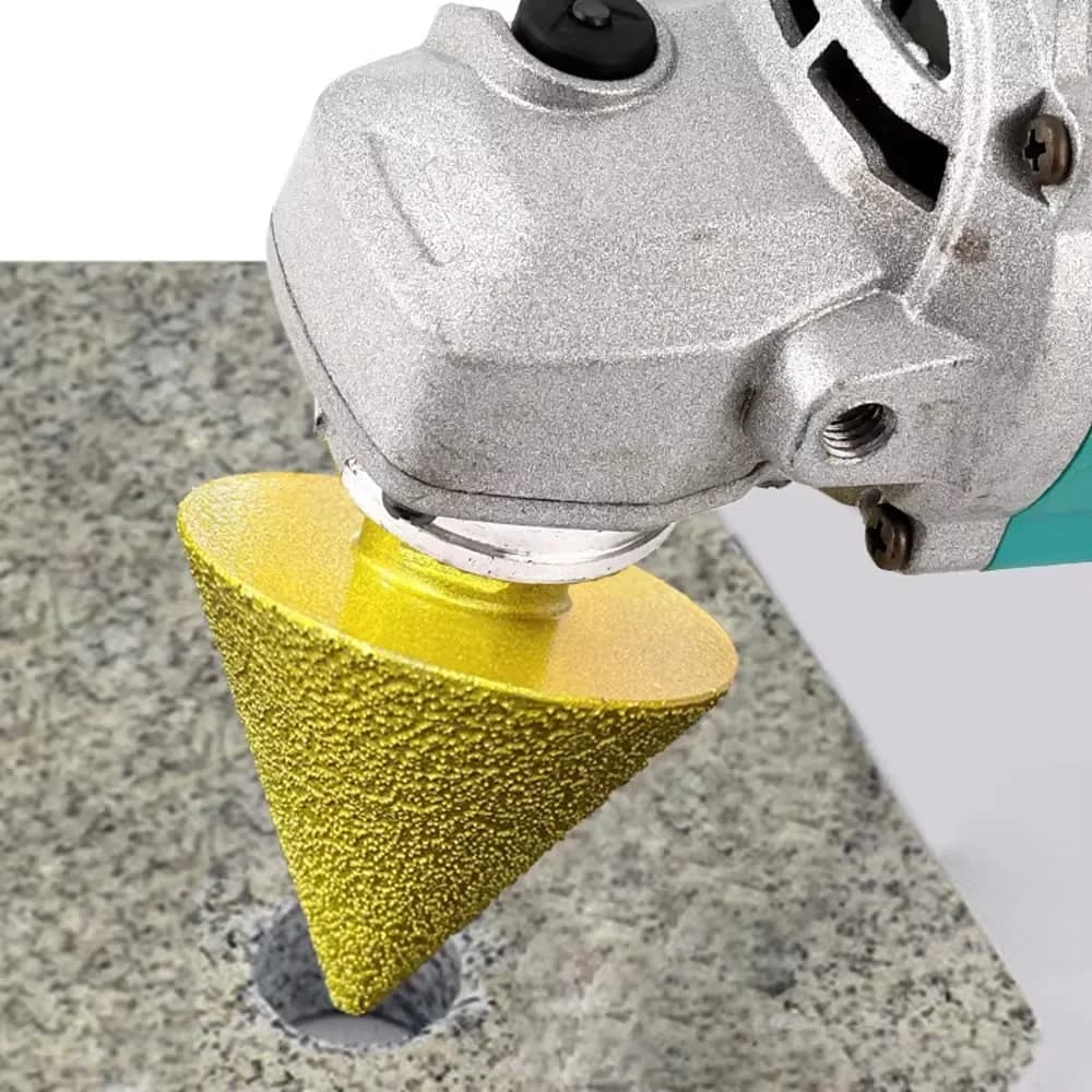 Diamond Tile Chamfering Bit | M14 Thread | 38mm & 50mm Sizes | Bevel & Edge Grinding Tool - Thumbnail 2