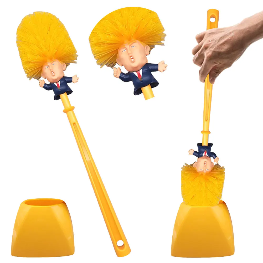 Toilet Bowl Cleaning Brush Set | Hygienic Bathroom Accessory with Elegant Holder - Thumbnail 2