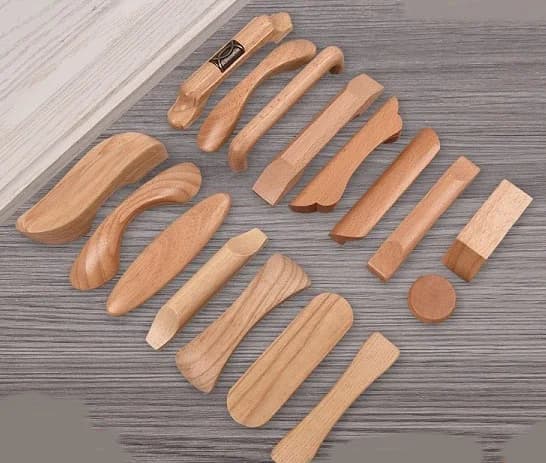 Solid Wood Cabinet Knobs | Handcrafted Drawer Pulls | Furniture Hardware - Thumbnail 2