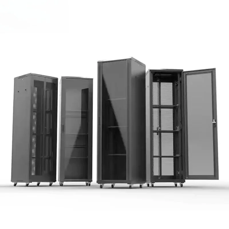 42U Server Rack | 19-Inch Data Center Cabinet | 600x600x1600mm | Heavy-Duty Network Switch Mount - Thumbnail 4