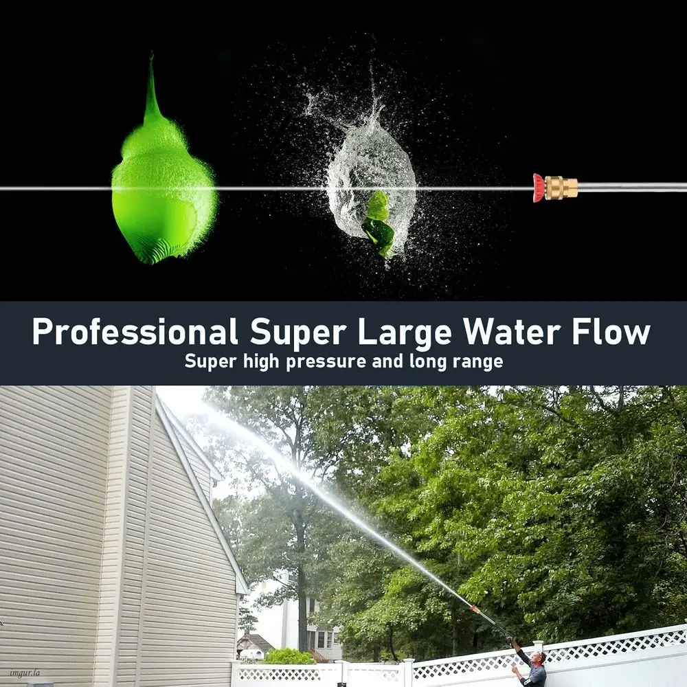 Professional 4200PSI 4GPM Gas Pressure Washer | 6.5 HP Commercial Power Washer with Foam Bottle - Thumbnail 6