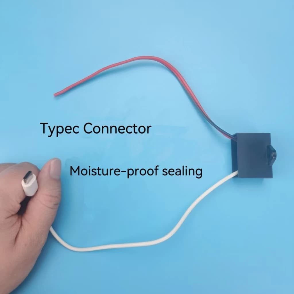 AC to DC Power Adapter | 220V to 5V USB | Waterproof for Security Cameras & WiFi Devices - Thumbnail 2