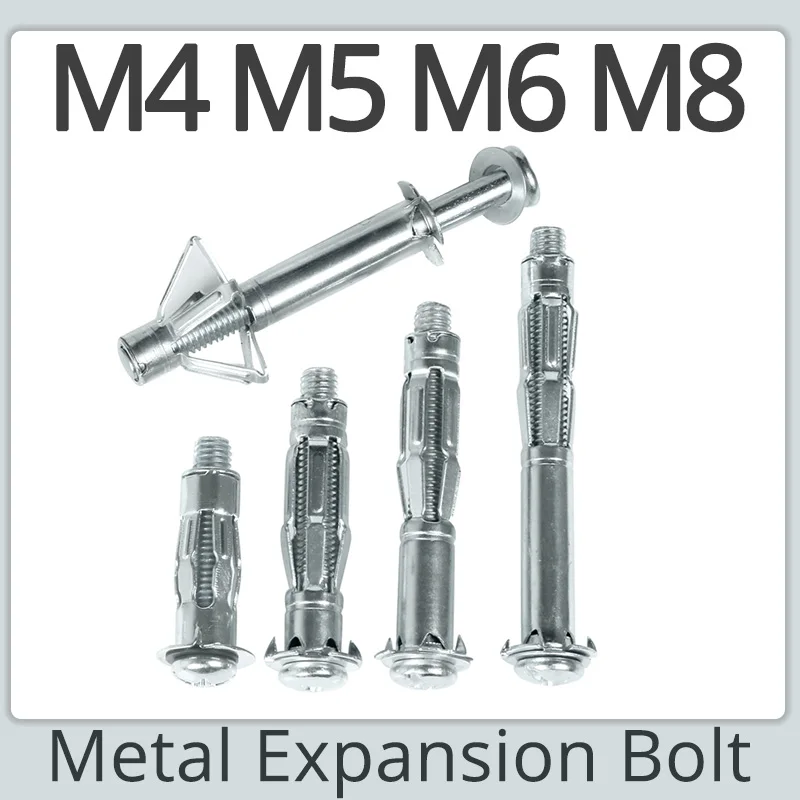 Anchor Expansion Bolts | M4 M5 M6 M8 for Gypsum Board | Hollow Wall & Ceiling Plugs - Thumbnail 3