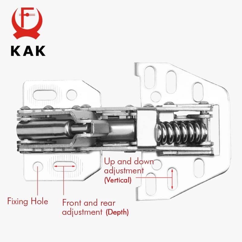 Close Cabinet Hinges | Hydraulic Damper Buffer | Silent Kitchen & Furniture Door Closer - Thumbnail 3