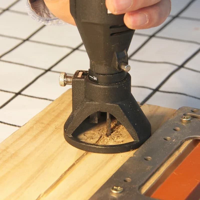 Router Guide Attachment | Dremel Wood Carving Kit | Twist Drill & Locator Tool - Thumbnail 6