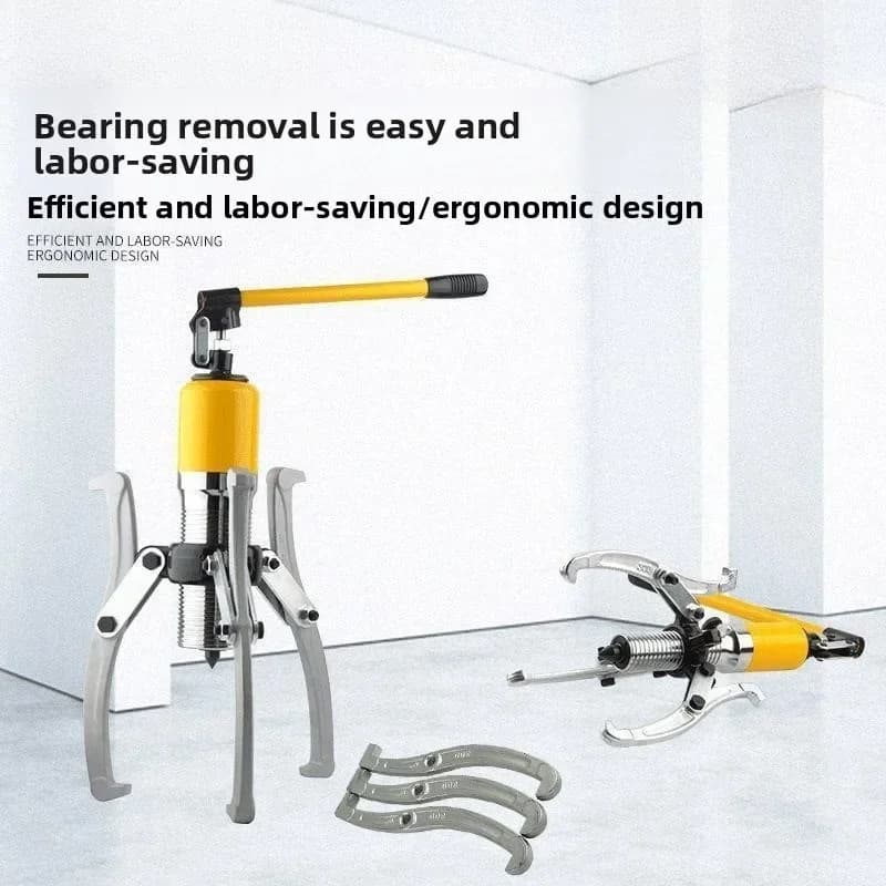 Hydraulic Bearing Puller | 5-Ton & 10-Ton Capacity | Multi-Claw Gear Removal Tool - Thumbnail 2