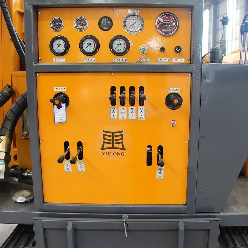 Professional Truck Mounted Rotary Drilling Rig 500m Deep Air/Water System for Water Well and Geothermal - Thumbnail 4