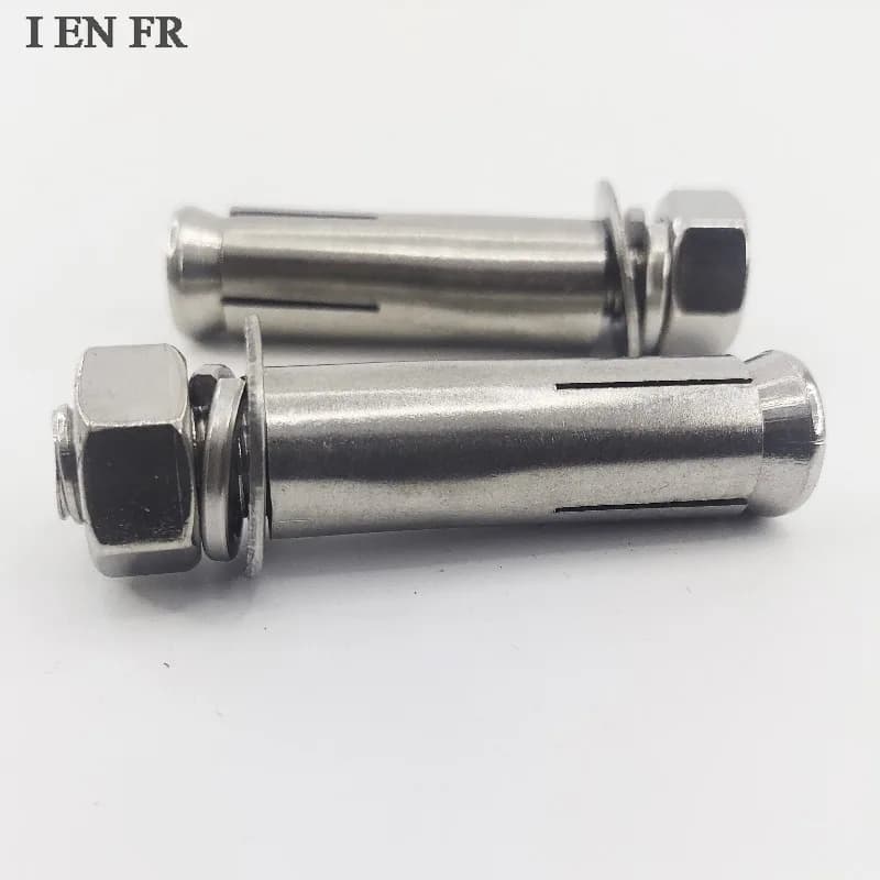 304 Stainless Steel Anchor Bolts | Hexagon Expansion Sleeve | M6-M20 Concrete Screws (1-5pcs) - Thumbnail 4