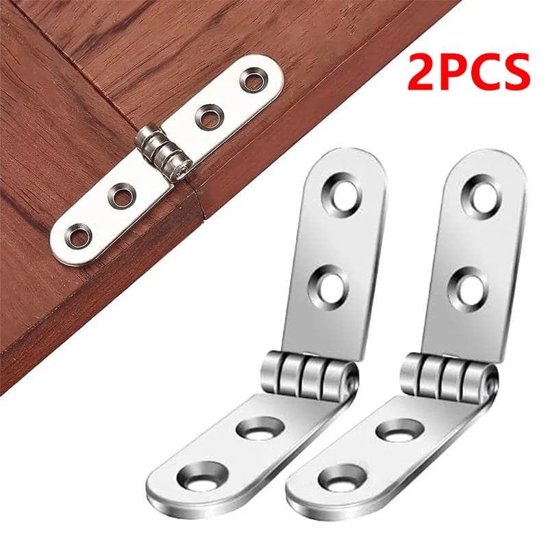 180 Degree Foldable Hinge | Screw-On Flap Hinge | For Sewing Machine Cabinets & Furniture - Thumbnail 3