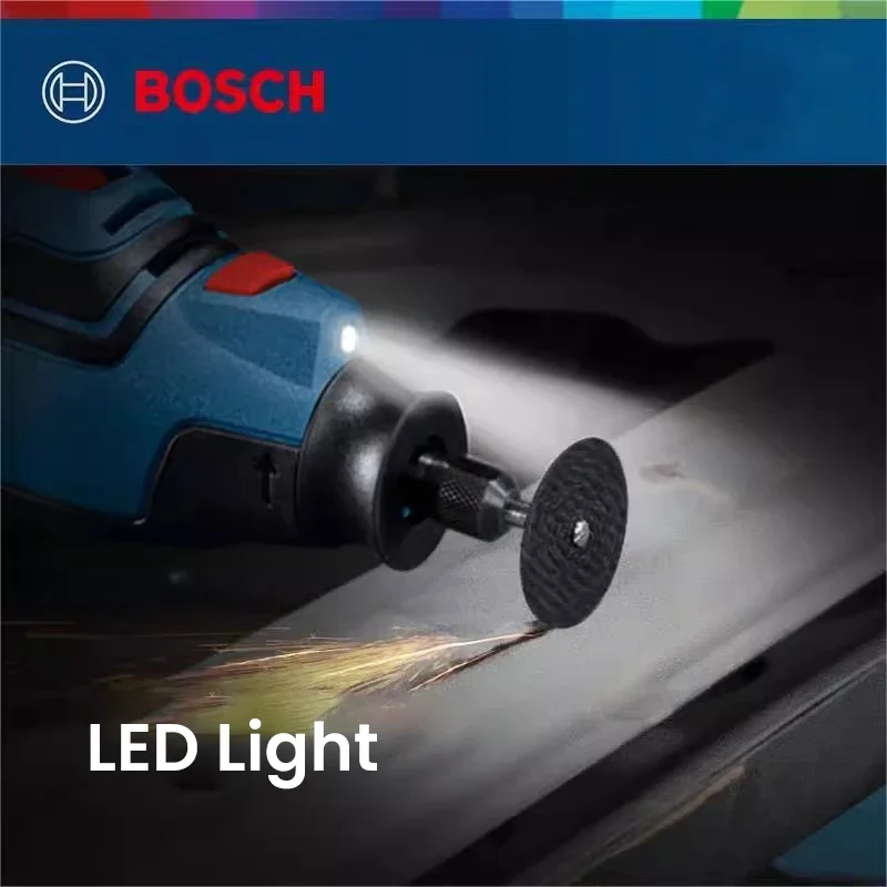 Bosch GRO 12V-35 Cordless Rotary Tool | Multi-Purpose Engraving & Polishing Kit | 12V Power Grinder - Thumbnail 5
