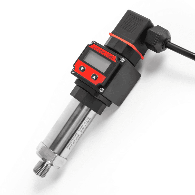 A robust digital pressure sensor, a transducer with 4-20mA output and M20*1.5 thread, for industrial use.