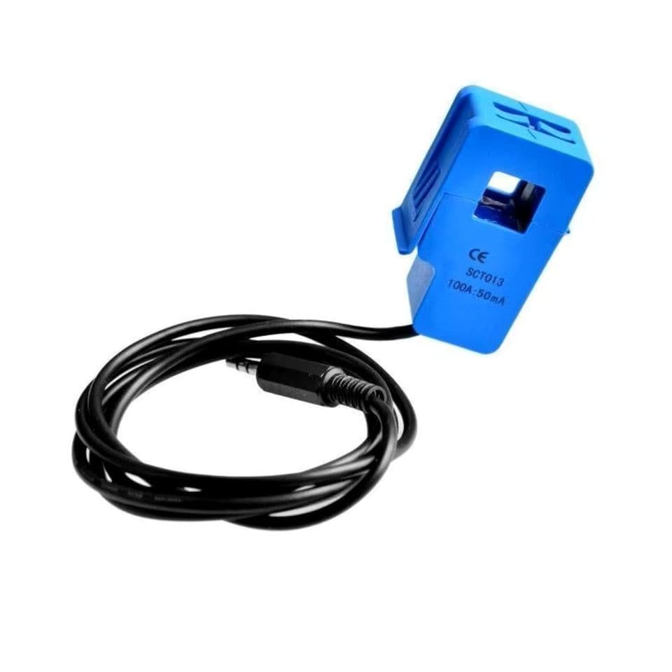 SCT013 5A-60A non-invasive AC current sensor, a reliable split core current transformer for various applications.