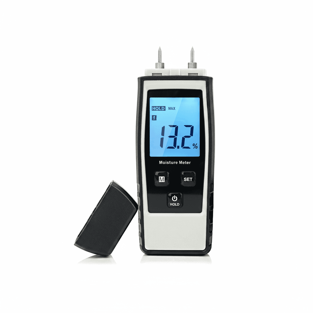Moisture Meter RZ660. Front view of the device.