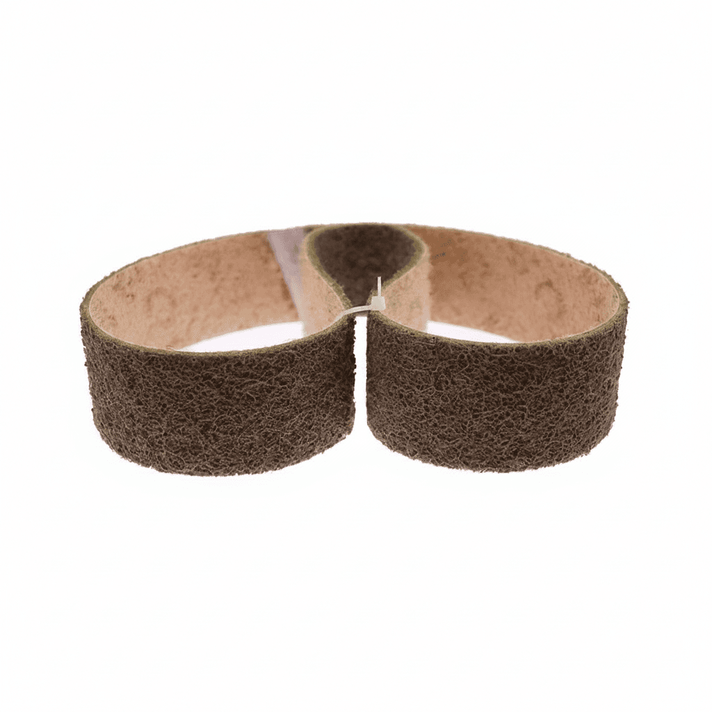 Sanding belts 915x50mm non-woven nylon.