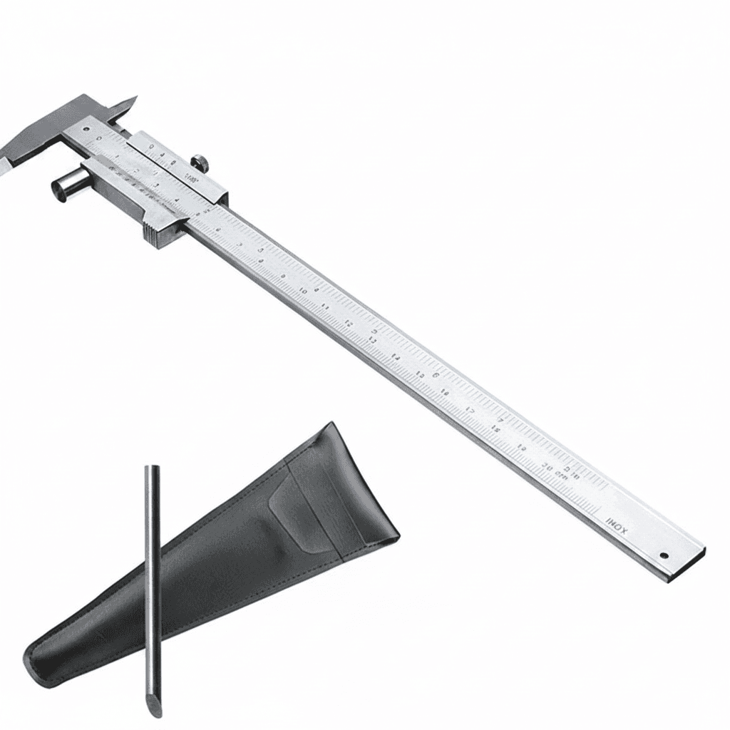 Caliper with Carbide Scriber, a precision measuring tool.
