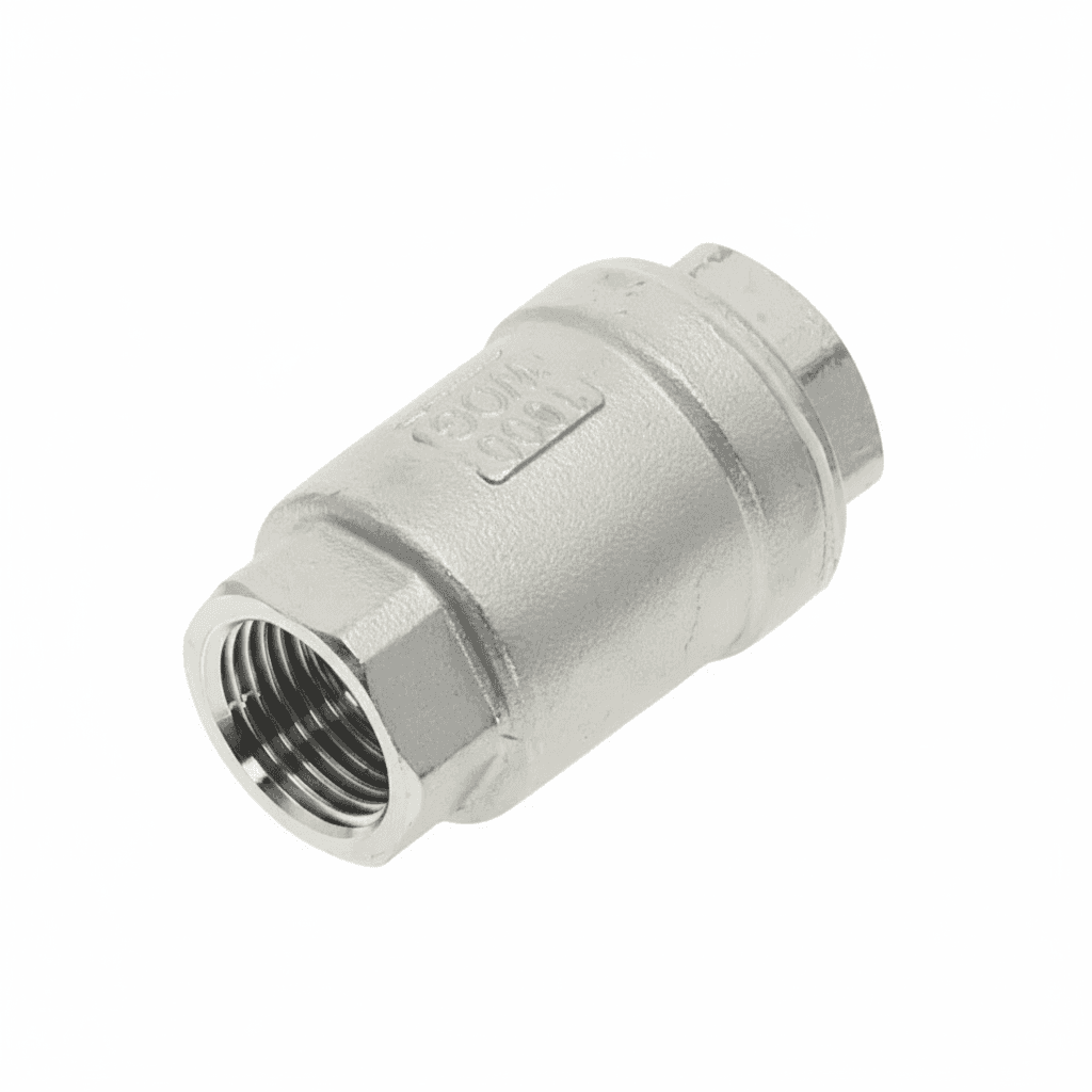 Stainless 304 Steel Vertical Check Valve | Water Pump One-Way | 1/2" to 2" Pipe DN15-50