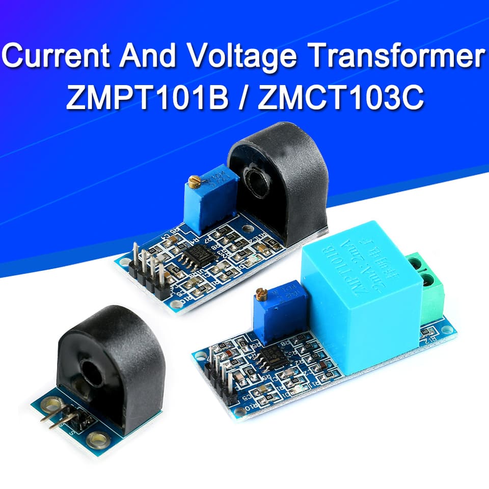 An Active Single Phase Voltage Transformer Module, an AC output current sensor for Arduino.