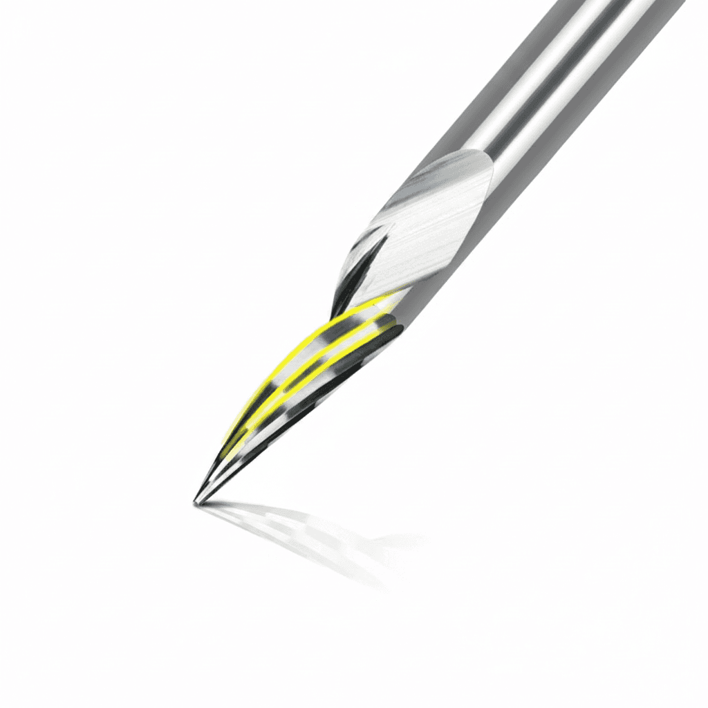 V-Groove Router Bits: a single router bit with a V-shaped cutting edge.