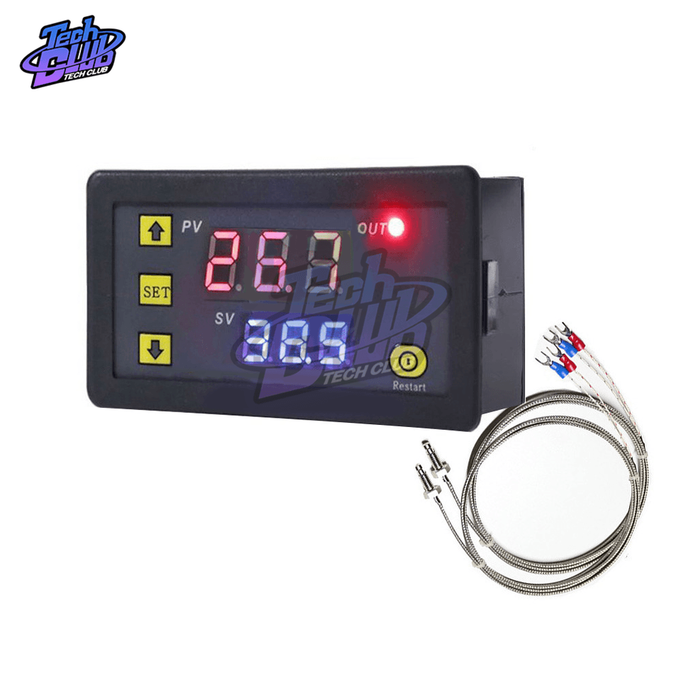 Digital Temperature Controller | K-Type Thermocouple Sensor