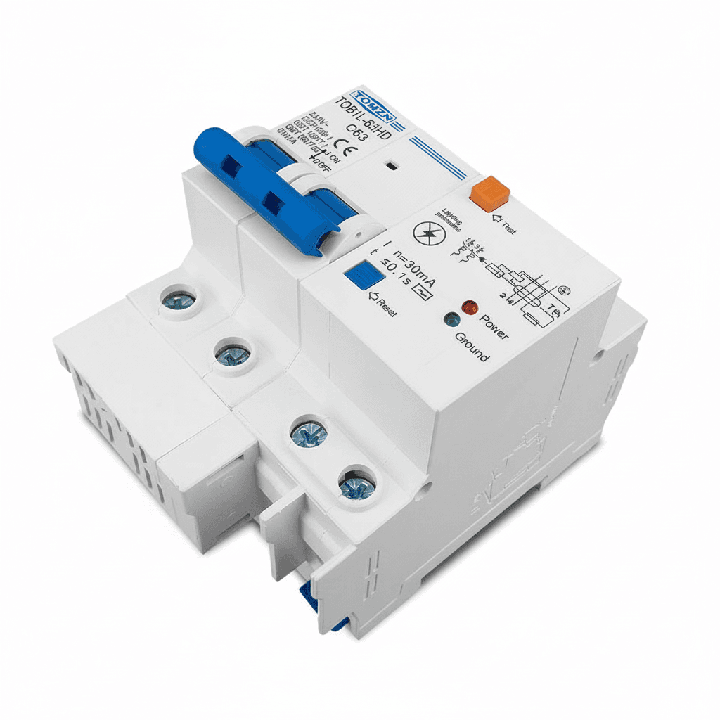 TOMZN RCBO Miniature Circuit Breaker | SPD Surge & Lightning Protection | Main Switch
