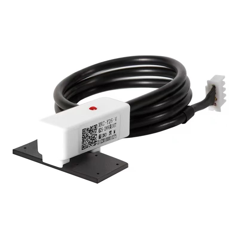 The XKC-Y26 non-contact level sensor, externally attached for pipeline water level detection.