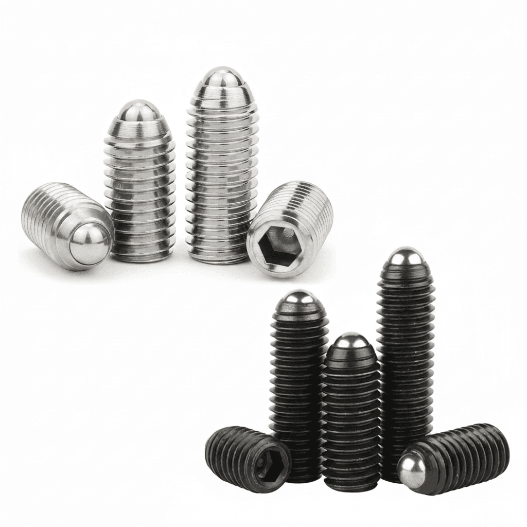 Grub screws, a close-up of the product.