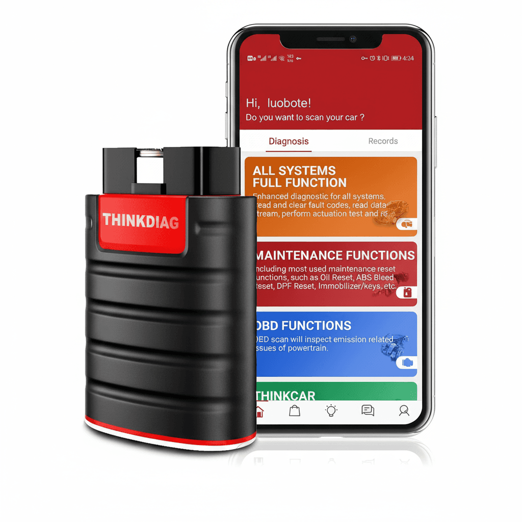 Thinkdiag OBD2 Scanner device.