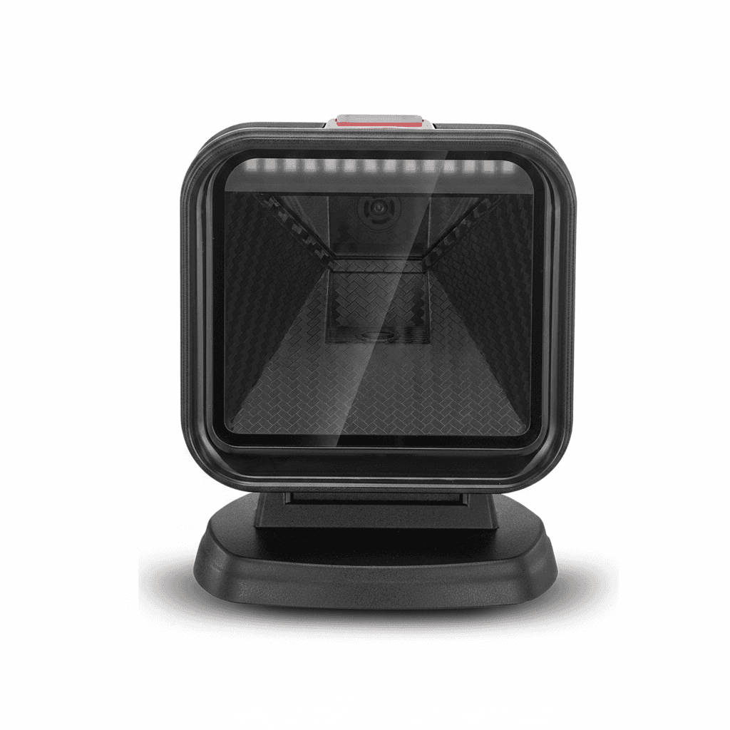 EV-J08 Barcode Scanner, front view.