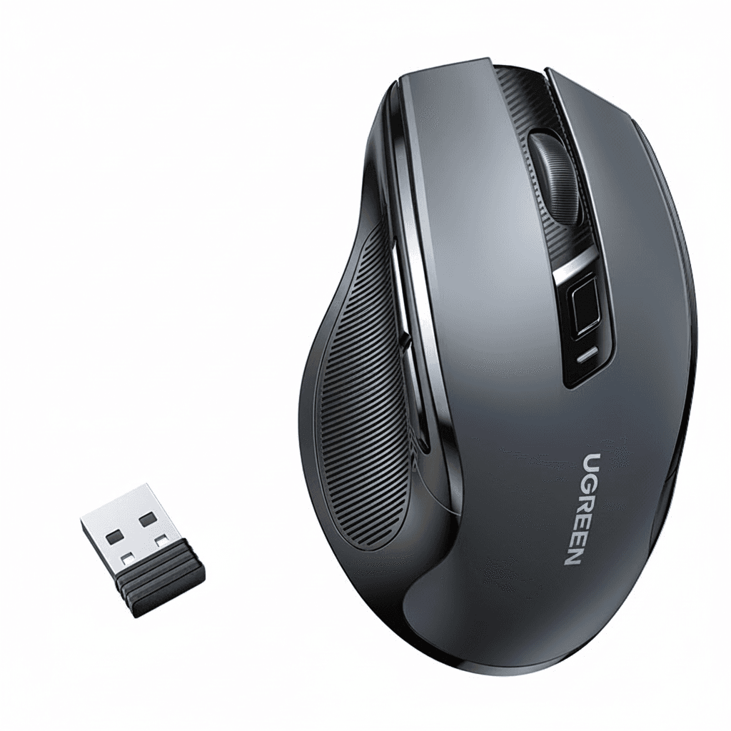 UGREEN Wireless Mouse | Ergonomic 4000DPI | Bluetooth 5.0 for PC/Laptop