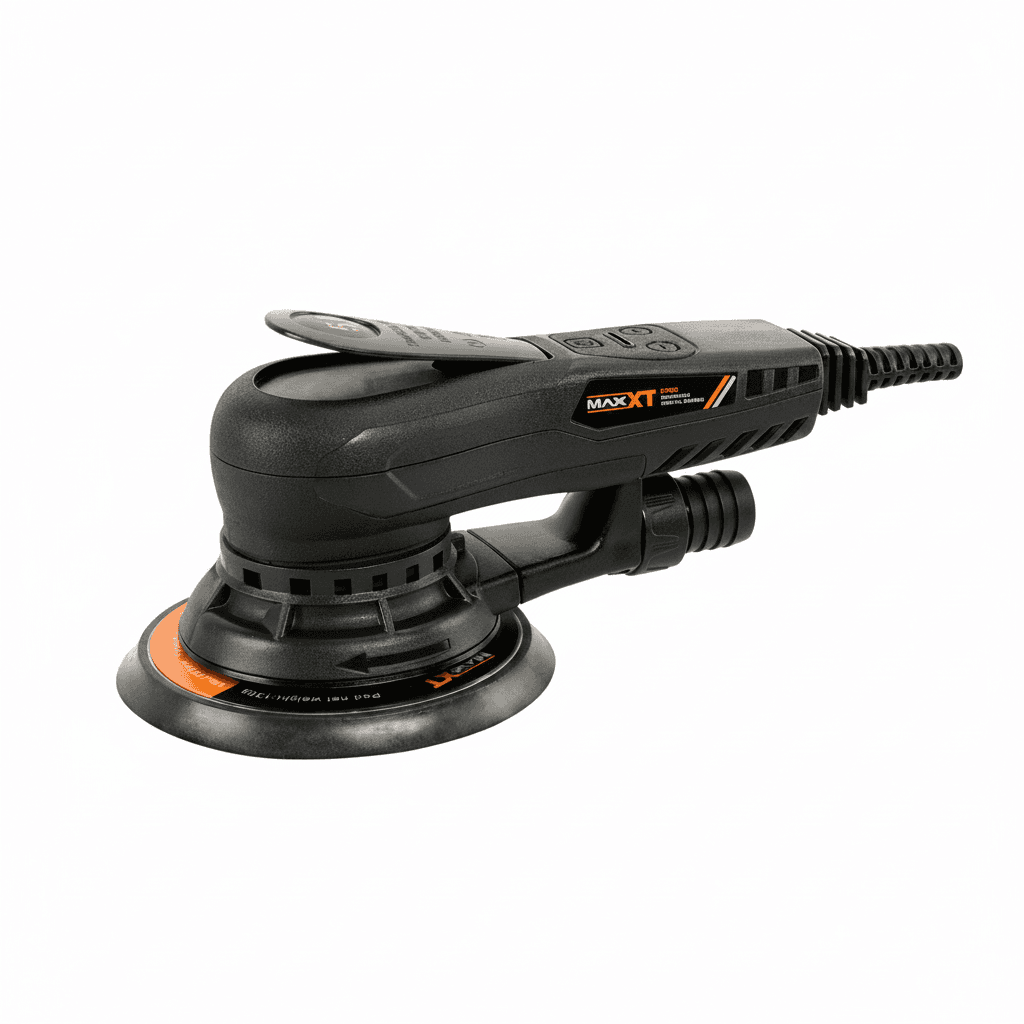 MAXXT 6-inch 150mm cordless sander, electric orbital, brushless motor, for car polishing.