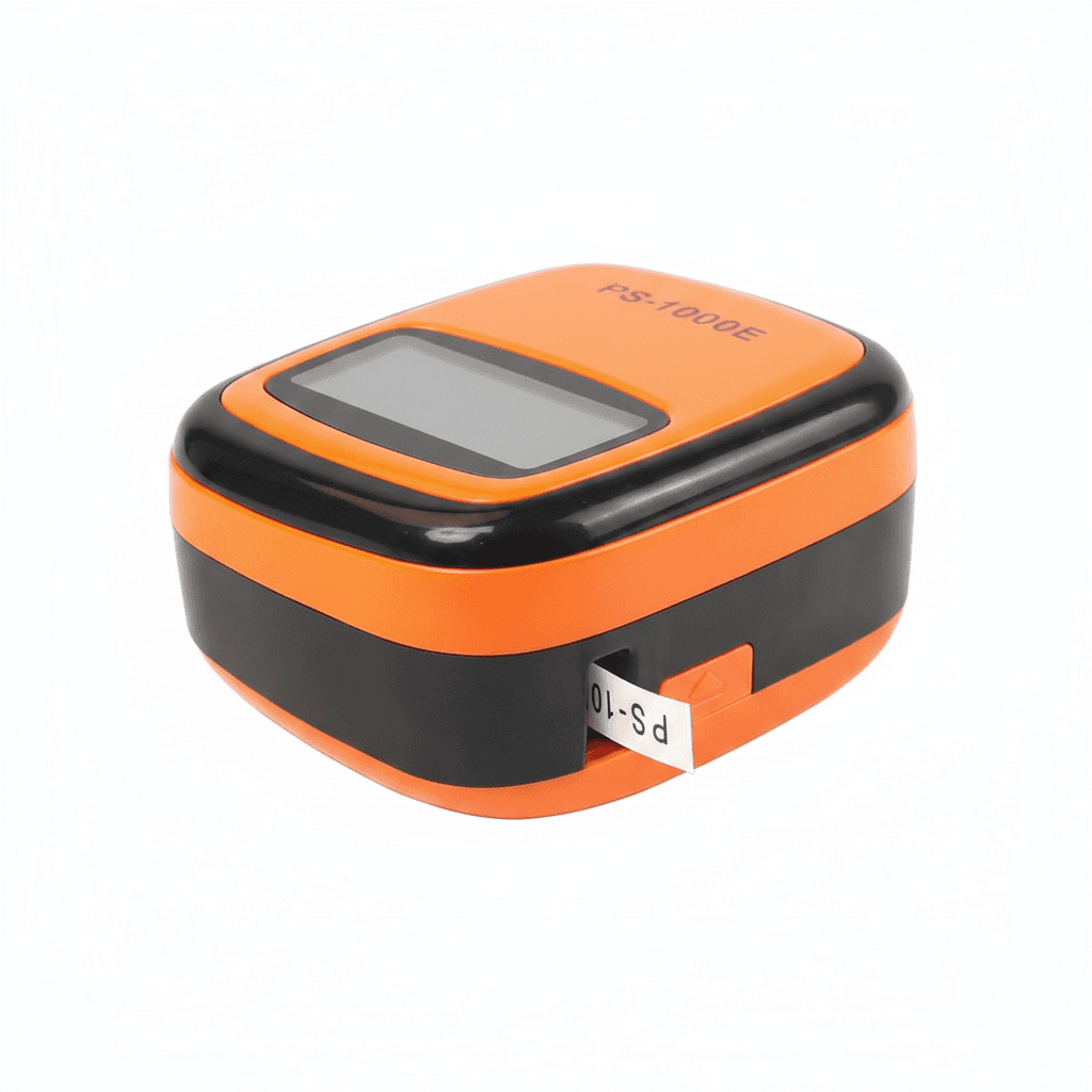 PS100E Label Printer, front view.