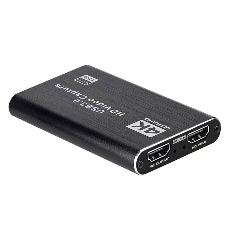 4K USB 3.0 Video Capture Card, a high-performance device for game recording and live streaming, compatible with cfast card readers.