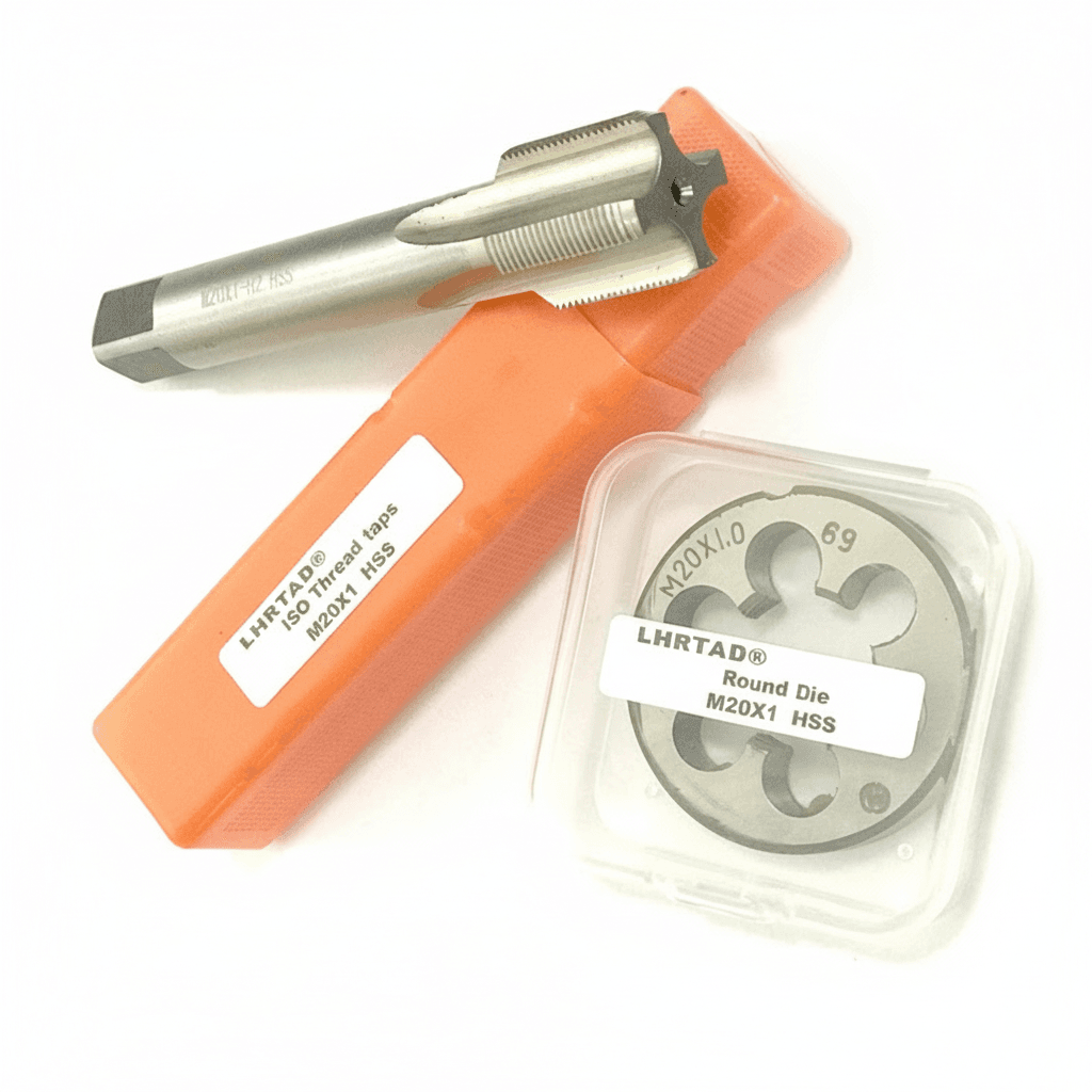 M20 HSS Tap & Die Set, showing the complete product.