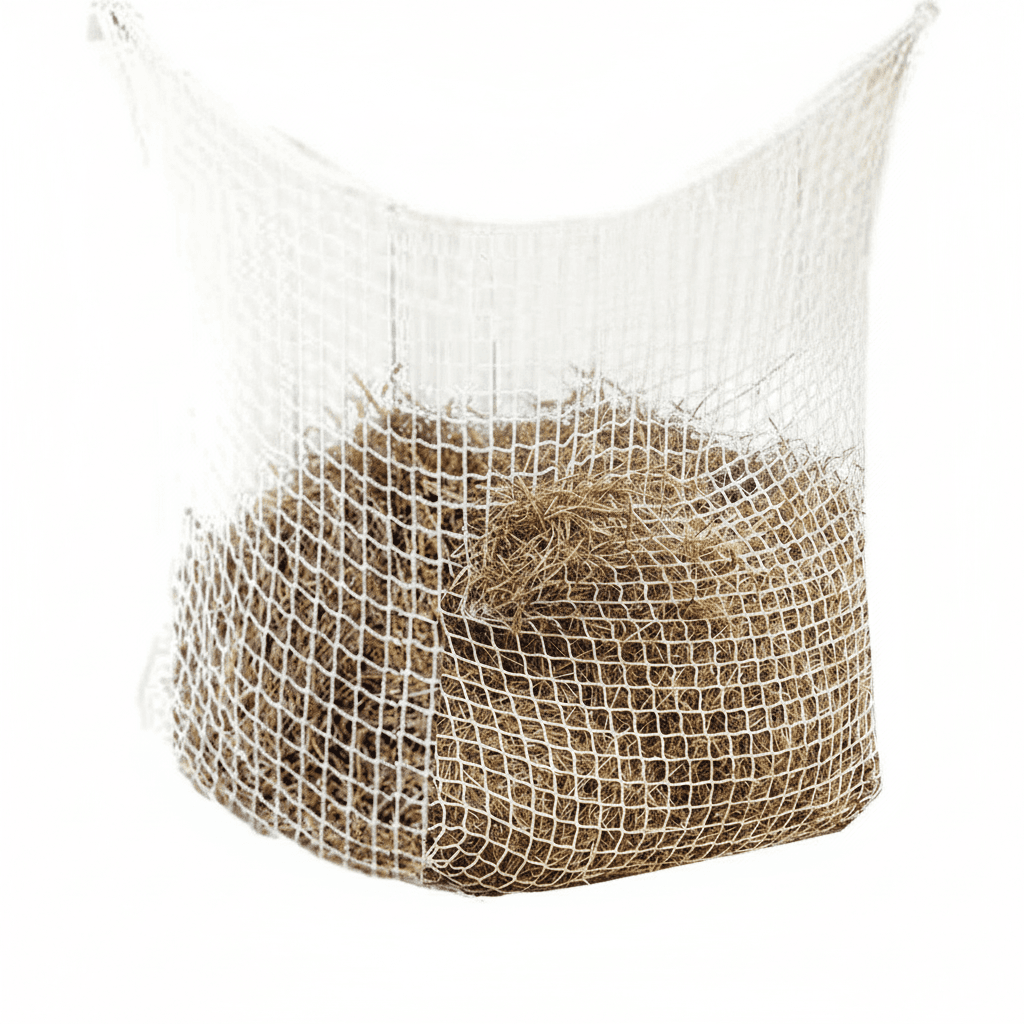 Large Slow Feed Hay Net | Small Holes | Horse & Cattle All-Day Feeder