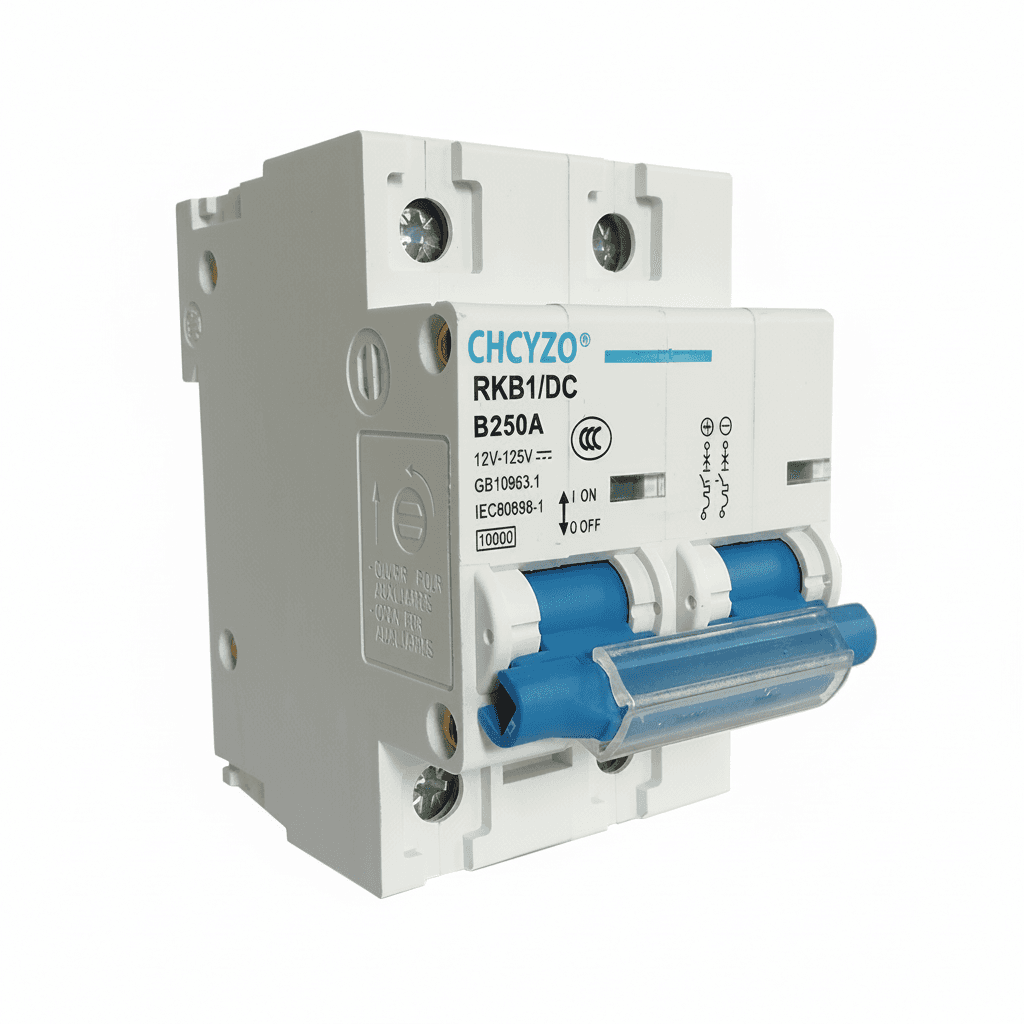 12V DC Circuit Breaker | 1P/2P 12-120V | Solar & RV Battery Switch 100-250A